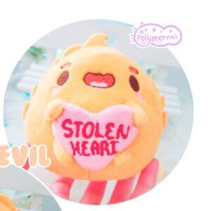 Calcifer Stolen Heart Plushie Polymernai Howl’s Moving Castle